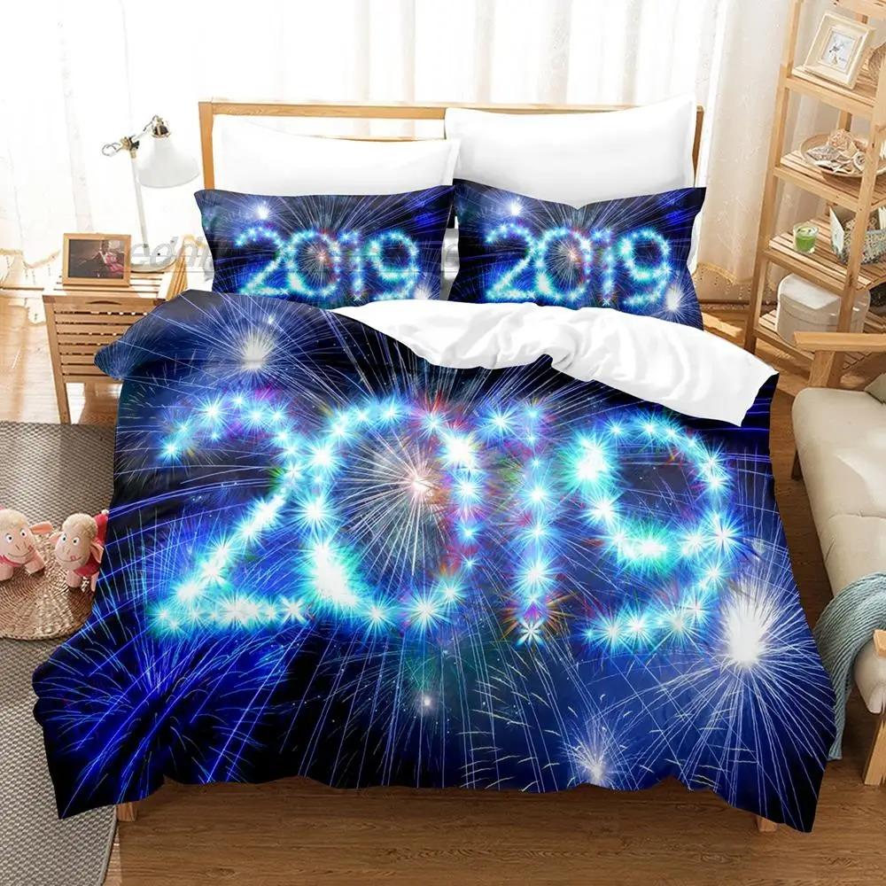 Lucky Number Bedding Set Single Twin Full Queen King Size Bed Set Aldult Kid Bedroom Duvetcover Sets 3D Bed Sheet Set