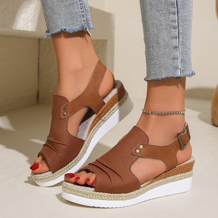 Women Wedges Sandals New Summer Lightweight Shoes for Women Platform Casual Sandals Women Beach Luxury Designer Sandals