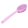 Pink Body Scrubber Brush PP Silicone Shower Cleaning Brush Easy To Use Bath Brush Back Cleaning