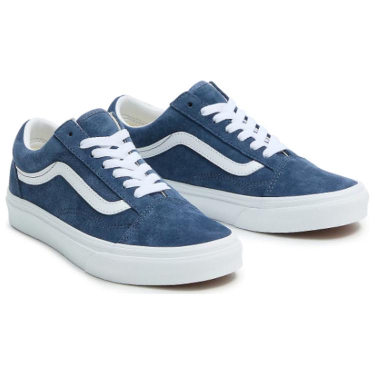 Vans Old Skool Pig Suede - Vintage Indigo Unisex Sneakers Blue VN0005UFAHU