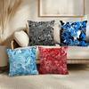 Fluid Wave Art Cushion Cover Soft Short Plush Pillow Cover Smooth Cozy Texture Aesthetic Cushion Case Home Decor
