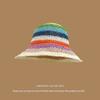 Hat Women's Spring and Summer Versatile Big Brim Straw Hat Summer Seaside Bucket Hat Face Small Sunscreen Hat Sun Hat