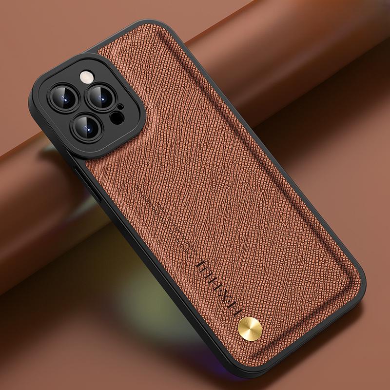 Applicable à Coque de Téléphone Portable Apple 15 Simple IPhone 16 Promax Coque de Protection 14 Aspiration Magnétique pour Voiture 13 Anti-chute