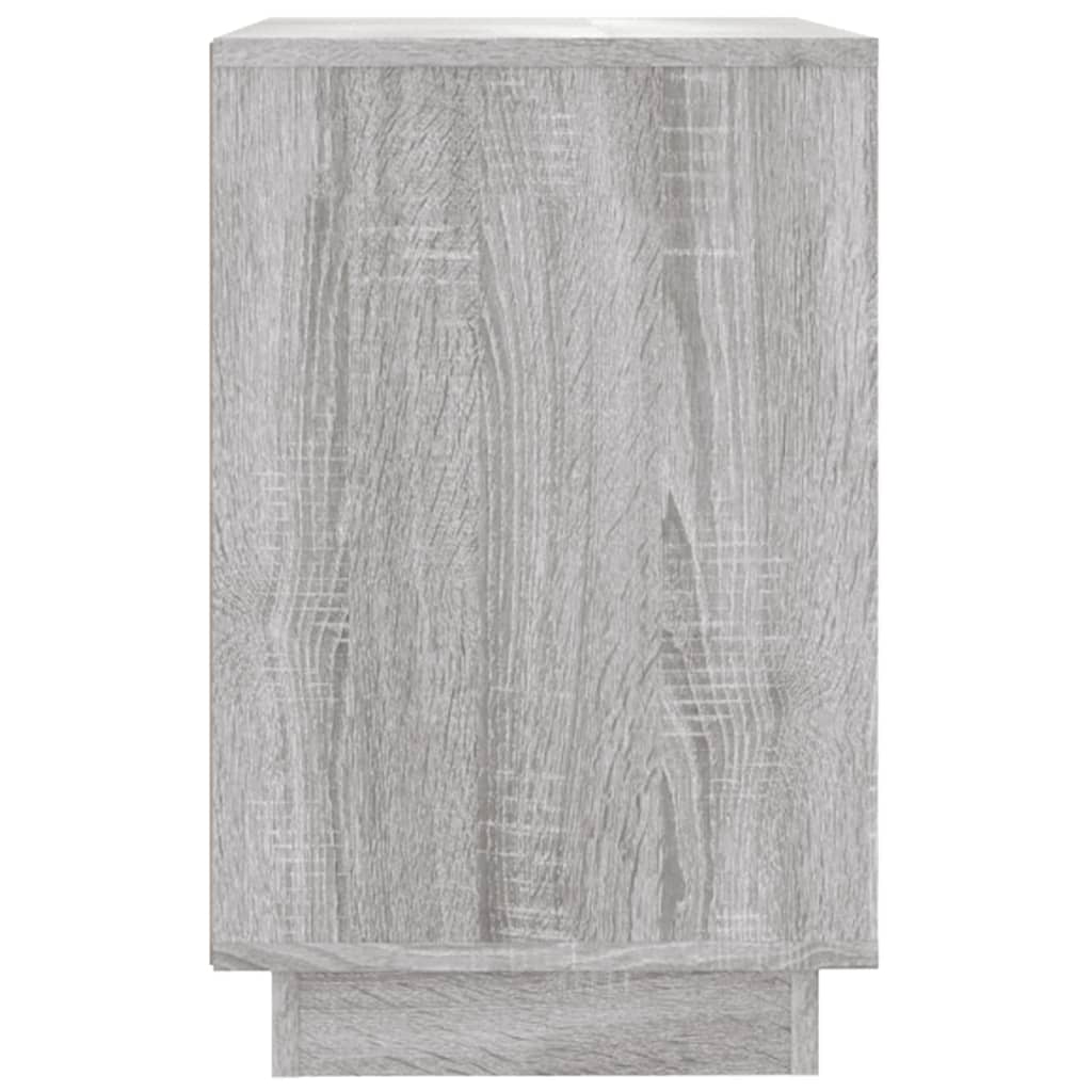 Sideboard Gray Sonoma 102x35x55 cm Particleboard