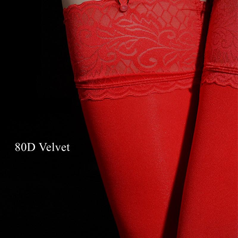 Sexy Wide Lace Top Thigh High Stockings Silicone Hold Up Medias De Mujer Pole Dance Nightclub Party Hosiery 8D 15D 8
