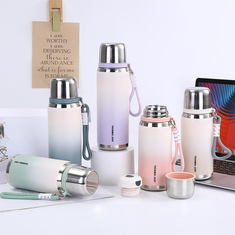 Steel Insulated Cup Tea Separation Tea Cup Outdoor Handy Mountaineering Travel Water Cup Durable Durable Useful