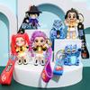 520PCS Anime Movie KPOP Demon Hunter Girl Group Keychain Rumi Mira Zoey Peripheral Pendants Cute Tiger Key Ring Decorative Gift