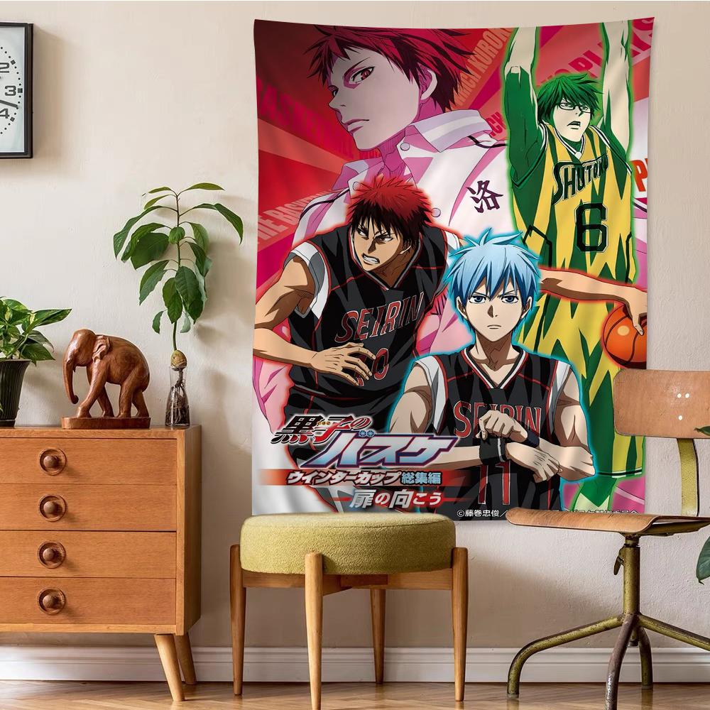 Japanischer Anime Kuroko No Basket Bedruckter Großer Wandteppich Indischer Buddha Wanddekoration Hexerei Bohemian Hippie Kunst Dekor