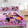 Superhero Trio Adventure Bedding Set 3 Piece Comforter Cover Gift for Bedroom,Includes No Insertsjt091