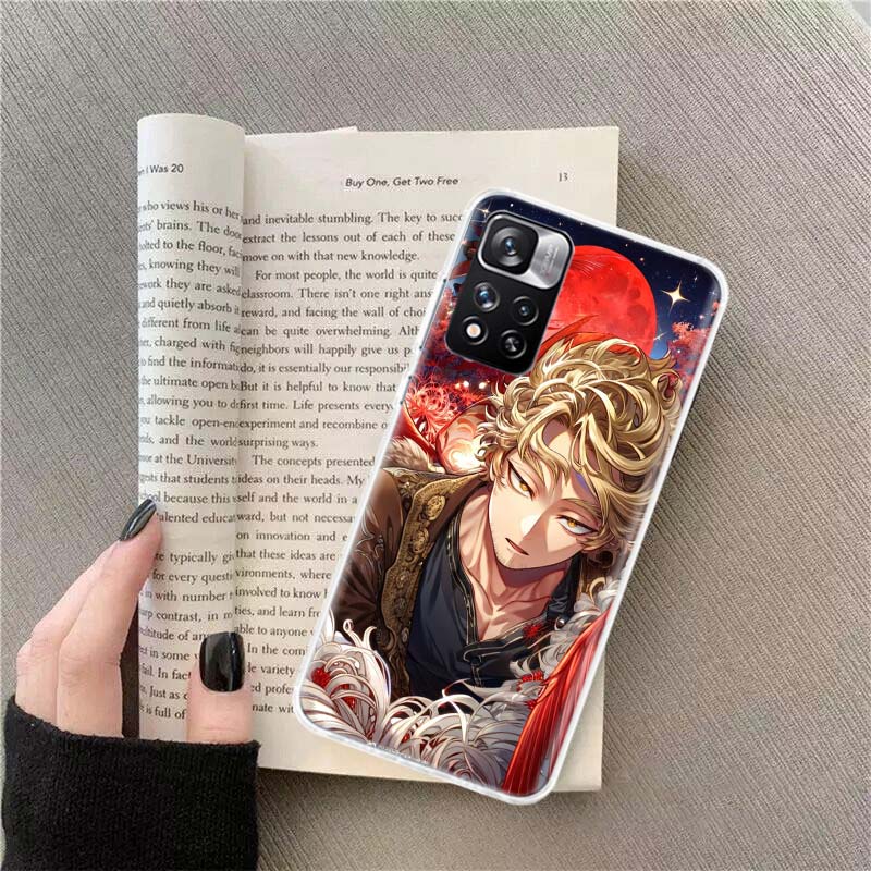 Anime MHA Hawks BNHA Phone Case For Redmi Note 13 12 Pro Plus 14 15 Pro 5G 11 11T 11E 11S 10 Pro 10S 9 9S Cover Cell Clear TPU C