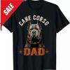 Nieuw Beperkt Cane Corso Papa Italiaanse Mastiff Hondenliefhebbers T-shirt
