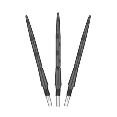 Target Darts Swiss Storm ONYX Dart Points (set of 3) 35mm Black Replacement Steel Dart Points