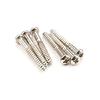 6Pcs/lot Metal Electric Guitar Accessories Screws Round Head Bridge Tail Screws