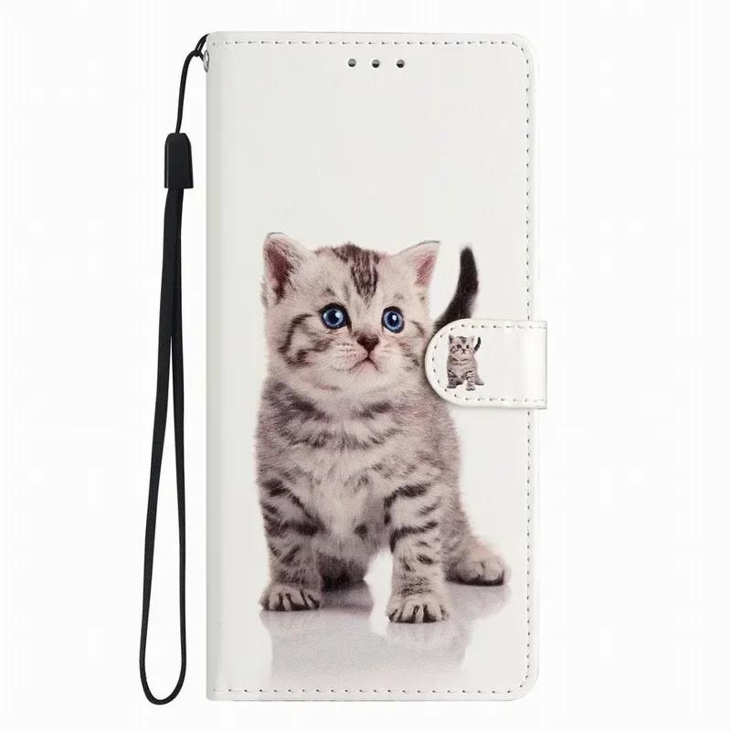 Sött Roseblomma Målat Fodral för Samsung Galaxy A22 A21S A15 A16 A17 A20 A20E A23 A24 A25 A26 A30 A30S A32 5G Plånbok Coque