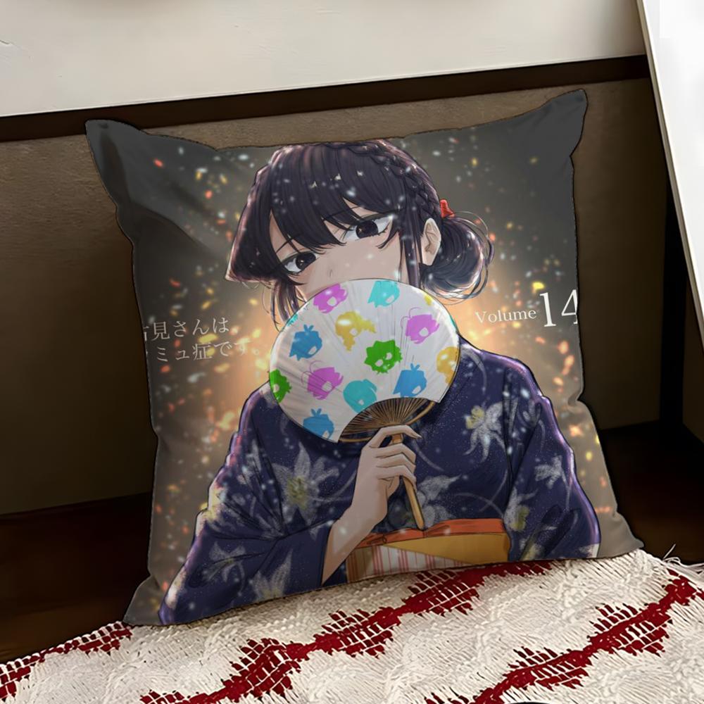 KKomi Cant Communicate Cushion Cover Reversible Soft Durable Pillow Cover Home Car MultiScene Use for Daily Comfort