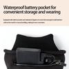 Heated Gloves With 6000mAh Battery 3 Temperature Setting Waterproof Conductive Fingertips For Outdoor Use