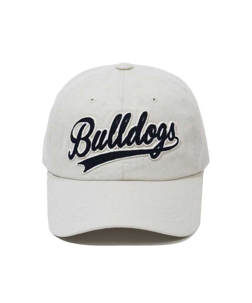 YALE Vintage Bulldogs Tail Logo Ball Cap_Ivory