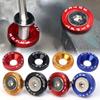 10pairs Car Modification Screws Aluminum Alloy Fender Washer Bumper Engine Concave Screws Car Accessories