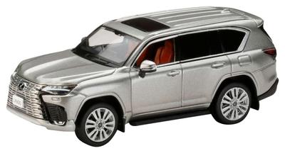 HJ64 Maßstab 1/64 LEXUS LX600 EXECUTIVE Sonic Titanium Fertigprodukt