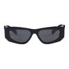 Logo Irregular Shape Sunglasses Men Sunglasses Black SPRB19_E16K_FE08Z_C_A053