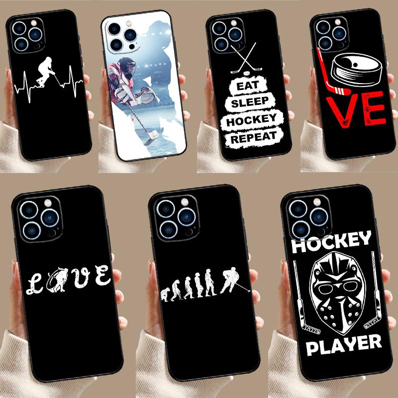Ice Hockey Player Case For Xiaomi 15 14 Ultra 13T 14T 15T 17 Pro Max POCO F7 F5 F6 X5 X6 X7 Pro F8 Ultra Cover