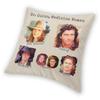 Dr. Quinn Medicine Woman Family Pillowcase Polyester Linen Velvet Printed Zip Decorative Pillow Case Room Cushion Cover