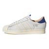 adidas Originals Superstar Leather Snake Print Blue Tail Low-Top Sneakers Unisex Sneakers Off-White HQ6458