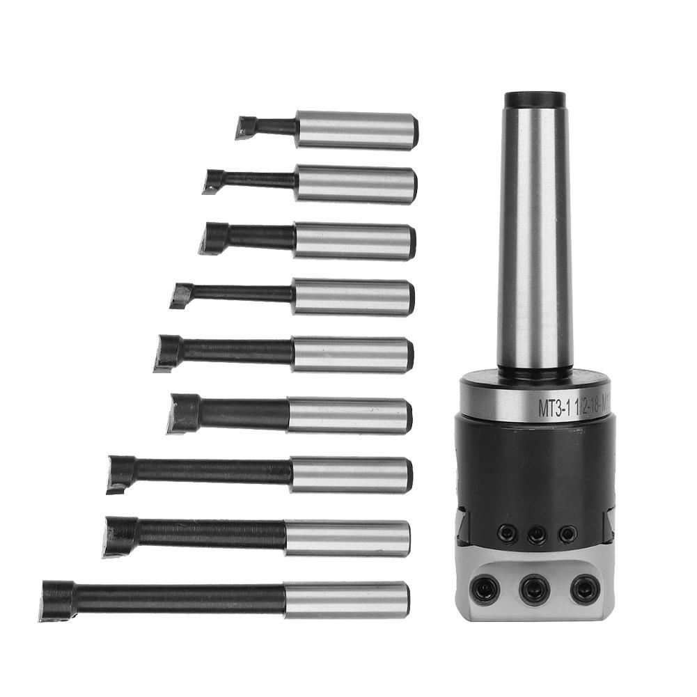 High Hardness Carbon Steel F1 Boring Head 11218UNF Tail Thread M12 MT3 Shank Tail Thread
