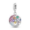 Copper Family Tree Of Life Cross Hollow Pendant Charm Fit 4Mm Hole Diamete Beads Bracelets Women Handmade Jewelry Gift