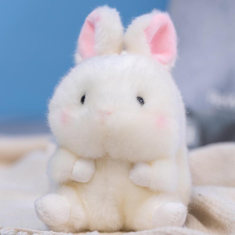 Adorable Animal Plush Keychain Bag Ornament Mini Doll Stuffed Toy Small Size