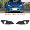 Pour Ford Fiesta 2013 2014 2015 voiture pare-chocs avant feu antibrouillard cadre de lampe cache grille cache bouclier