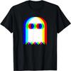 Ghost Trippy Vaporwave Halloween Techno Rave EDM Music Party T-Shirt