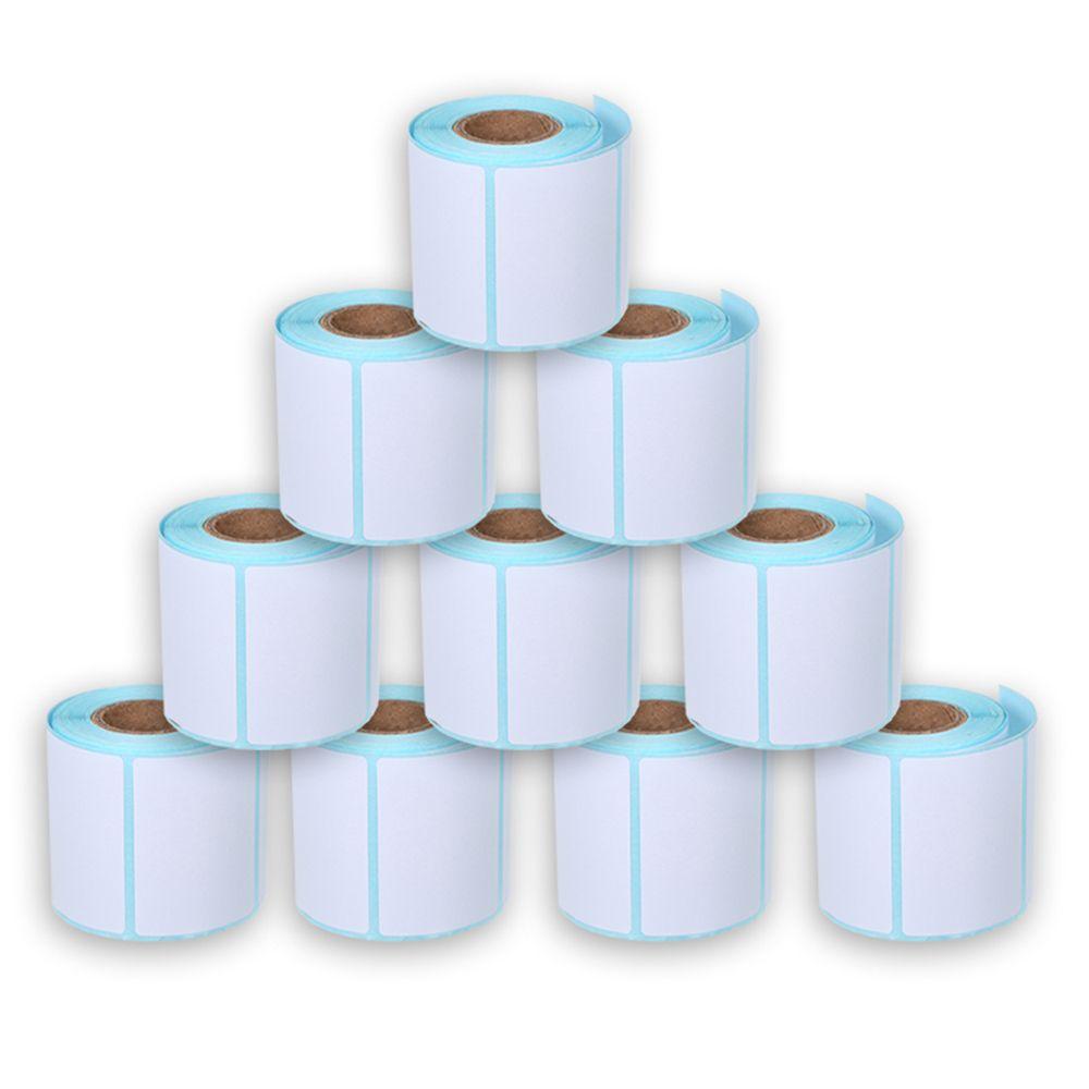 Offre spéciale étiquette vierge prix de supermarché autocollant thermique papier adhésif étiquette d'emballage étanche