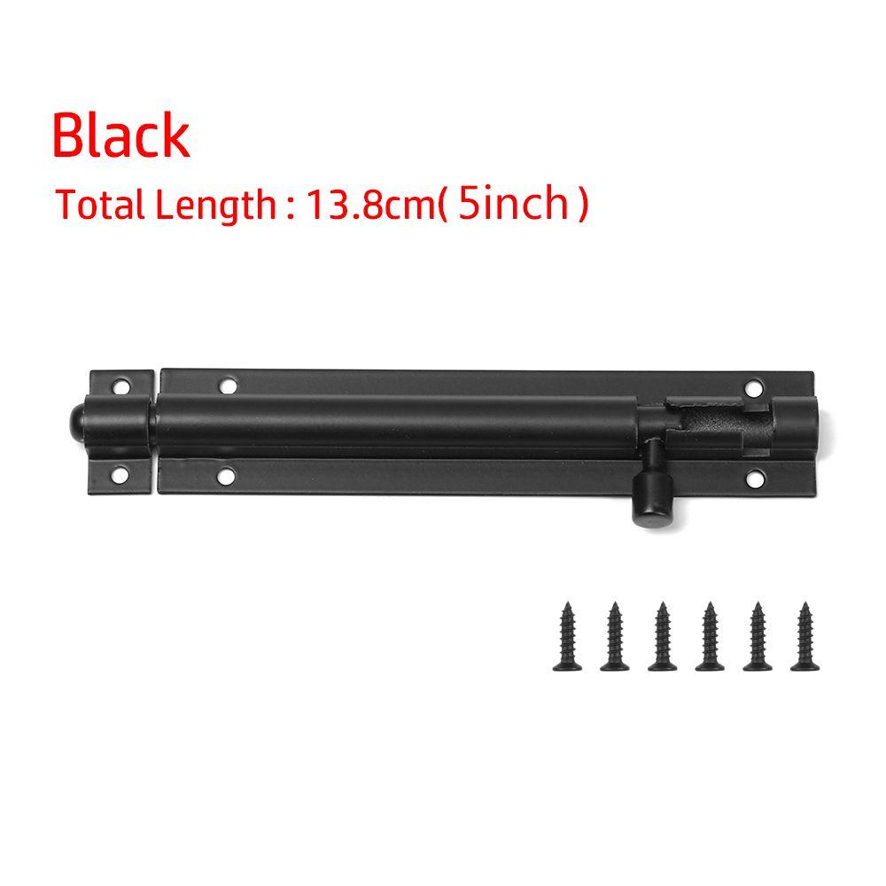 Door Bolts Padlock Clasp Hinge Window Catch Lock Door Lock Buckle Cabinet Catches Silent Gate Hook