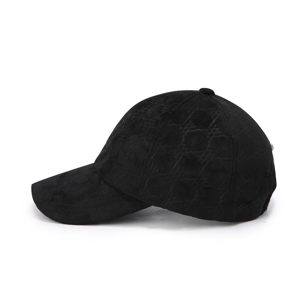ANEW GOLF (U) Monogram Suede Ballcap_Bk