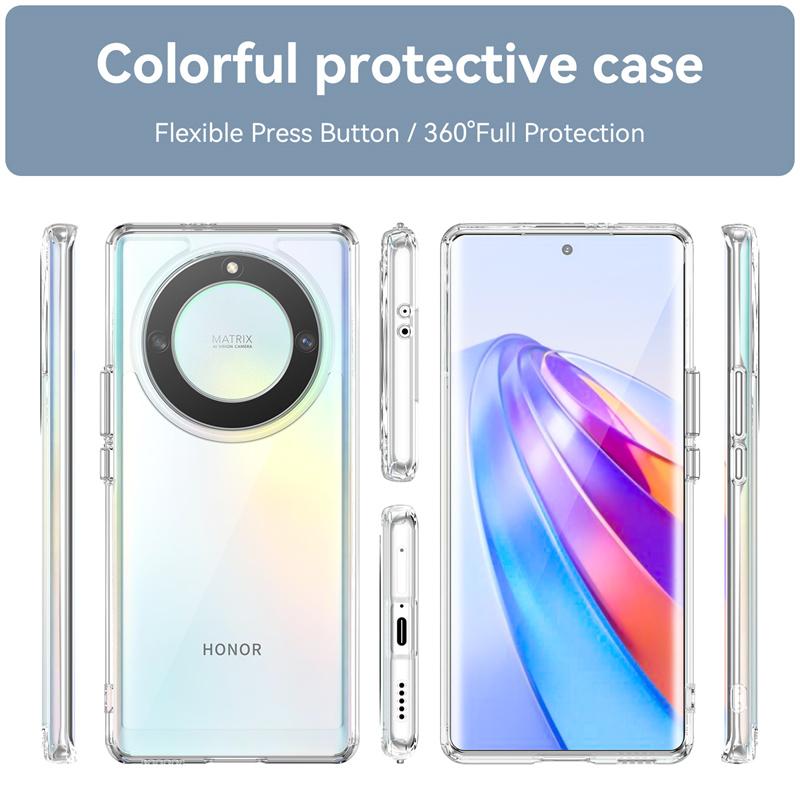 For Honor Magic 5 Lite 5G Case Cover Honor Magic 5 Lite 5G Capas Transparent Colour Clear For Fundas Honor Magic 4 5 Lite X9A 5G