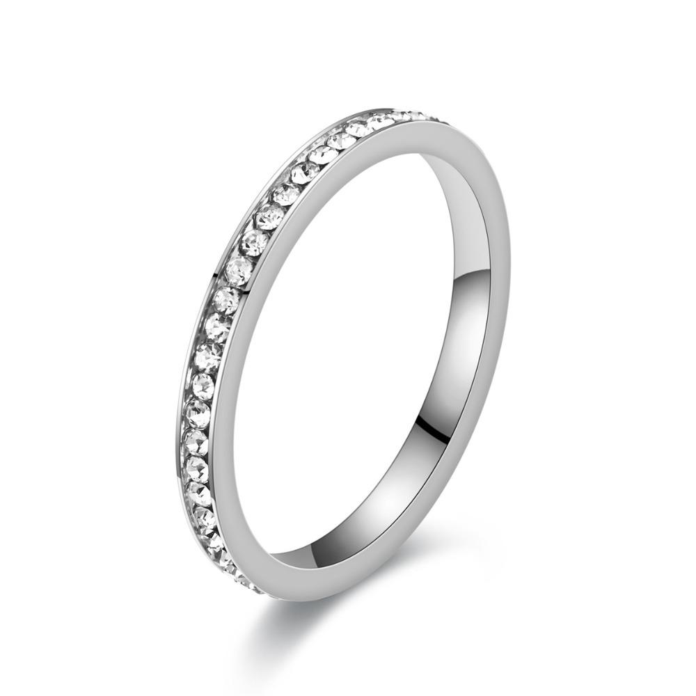 1pc Classic Simple Style Stainless Steel Men's Ring Matching  Women's Ring