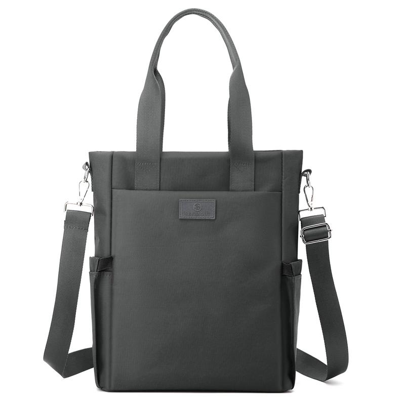 Men's Bag Nylon Shoulder Bag Business Briefcase Handbag Multi-compartment Crossbody Bag