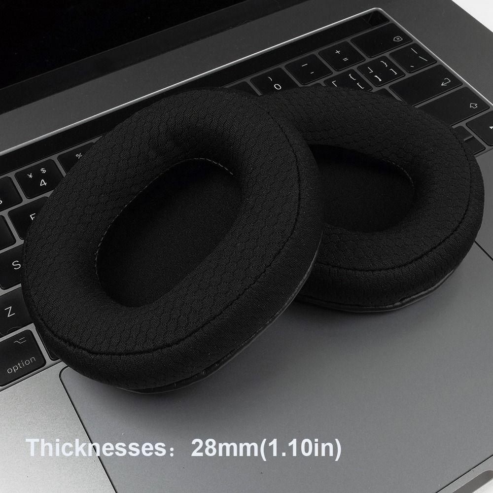 New Soft Mesh Cloth Earphone Pads Sponge Memory Foam Replacement Earpads Protein Leather Headphones Cover for OneOdio A70 A71