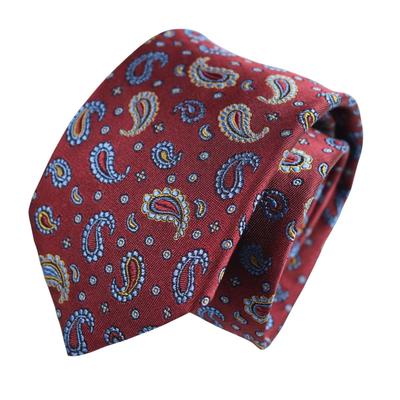 [Michiko London] Brand Necktie, Gift Box Included, Italian Fabric, Made In Japan, Paisley Pattern, SilkCotton, Gift, Present, Men'sWomen's, Unisex,