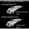 Bass Sequin Spoon Metal Vibration Wobblers Crankbaits VIB Lure Metal Fishing Bait Treble Hook