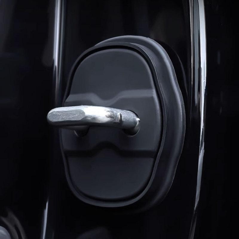 Car Door Lock Silicone Buckle Protector Cover For CHANGAN CS75 PLUS -2025 Car Door Latch Anti-collision Accessories