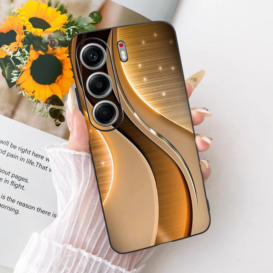 For Tecno Camon 40 Pro 5G CM7 Case Luxury Butterfly Painted Cover Soft TPU Phone Case For Tecno Camon 40 Camon40 Pro 4G CM6 Bags