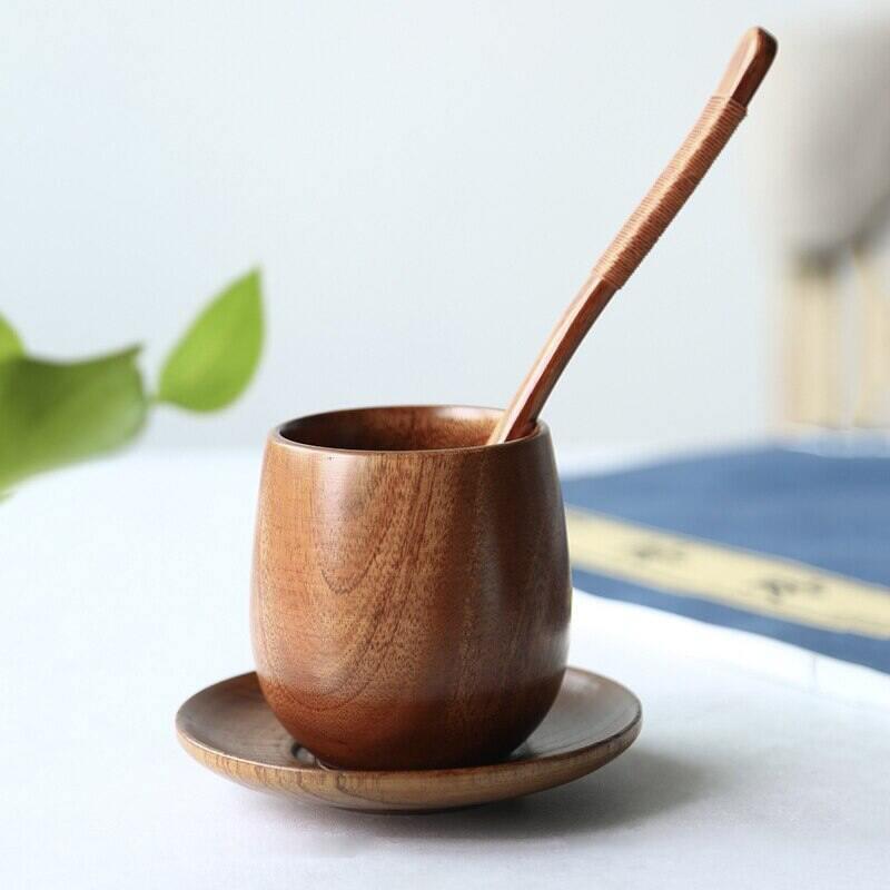 65/180/200 ml Kopp med stor mage Kreativ Daddeltre Håndskåret Anti-skoldende Tekopper Enkel Kaffekopp Husholdningsdrikkeglass