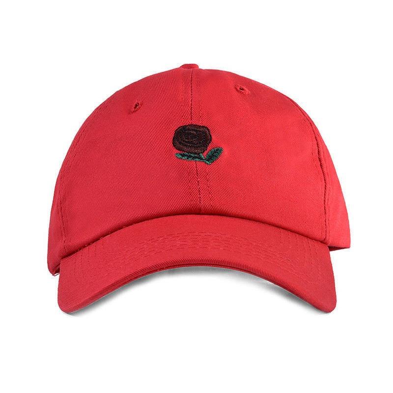 Premium New The Hundreds Dad Hat Flower Rose Embroidered Snapback Baseball Cap
