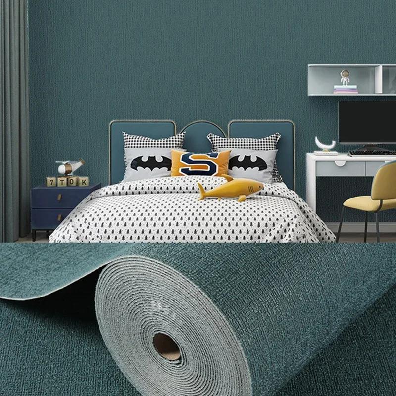 3D Zelfklevend Linnen Behang Doorlopende Waterdichte Muurstickers Woonkamer Slaapkamer Keukenkast Waterdichte Muursticker