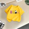 Cute Cat Printed Summer New Product Children's Clothing Children's Short Sleeved T-shirt Baby Fashion Pure T-shirt