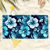 Floral Print Beach Towel Soft Quick Dry Microfiber Absorbent Bath Towel for Swimming Travel Camping Pool Essential Blanket