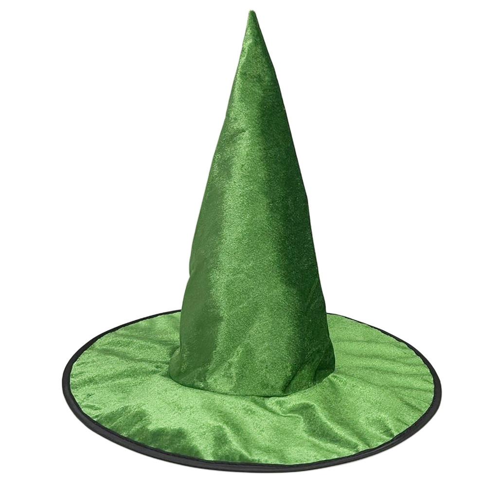 Cappello da Strega di Halloween Accessorio Costume Cosplay con Tessuto Peluche per Decorazioni di Festa