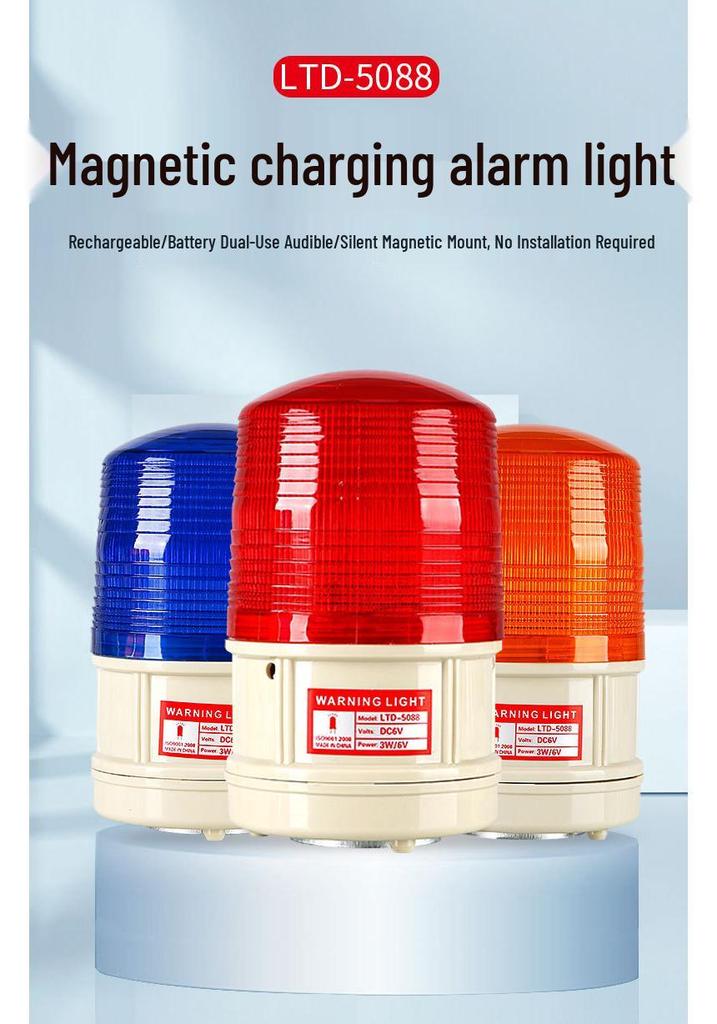LTD-5088CD Rechargeable Magnetic Flashing Alarm Light